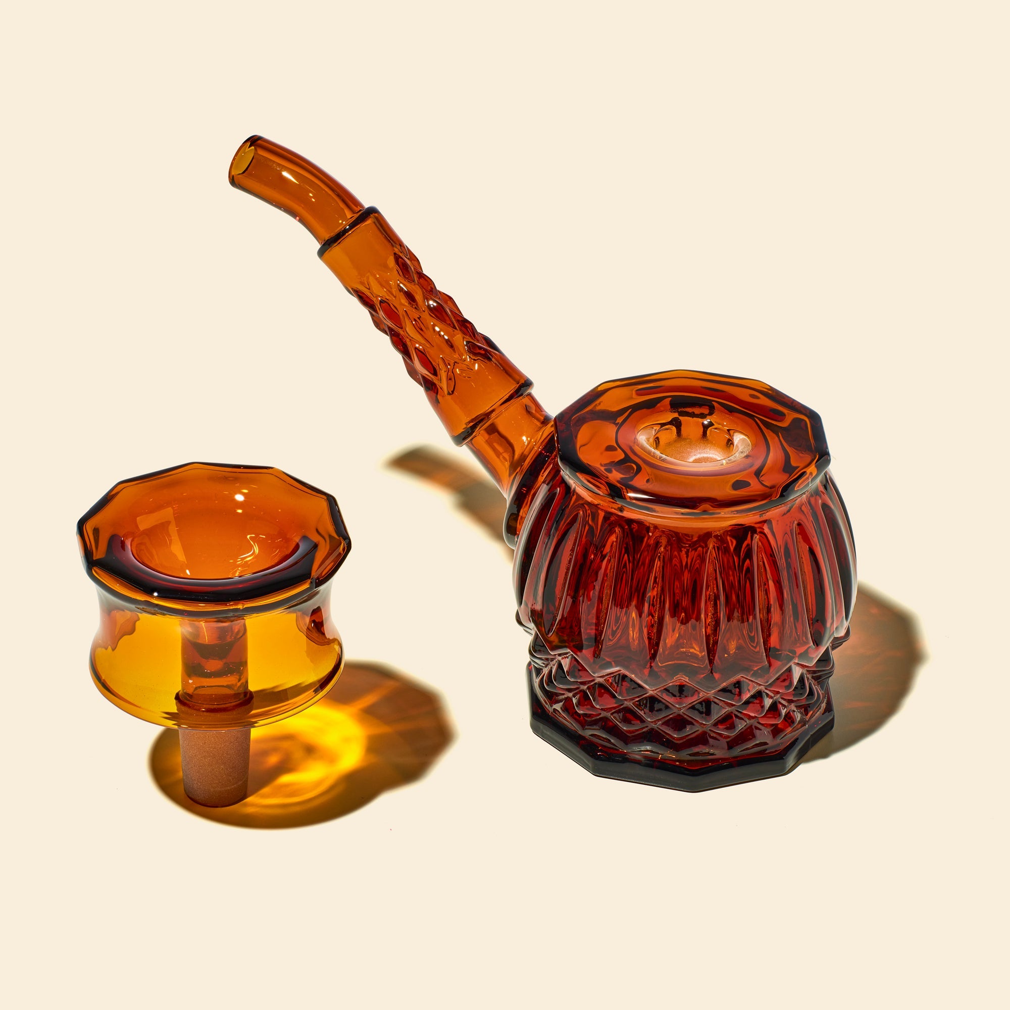 NWTN Highball Bubbler in Amber, view 2