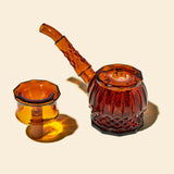 NWTN Highball Bubbler in Amber, view 2