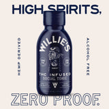 Willie's Remedy THC infused social tonic 10mg THC 2 fl oz bottle