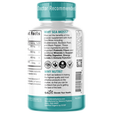 Nutri Organic Sea Moss capsules side view