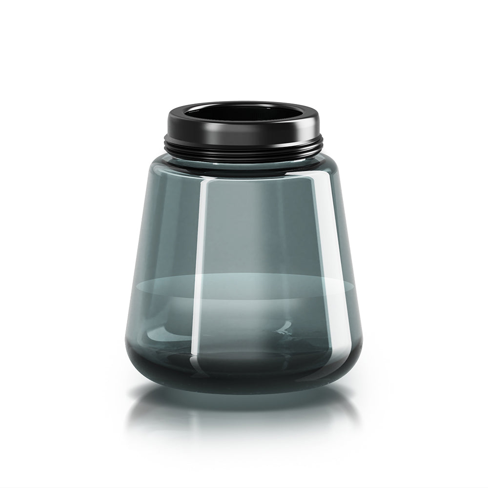 Vessel Element black borosilicate glass basin filled with water