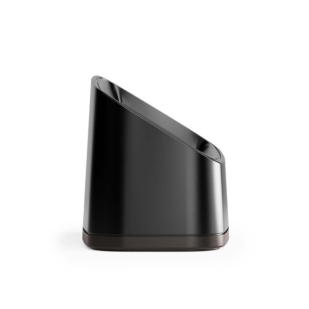 Side profile of the Vessel Apex charging stand cradle