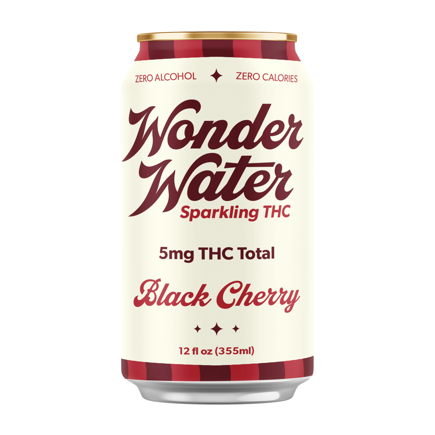 8th Wonder Wonder Water Black Cherry 5mg THC sparkling seltzer 12 fl oz can