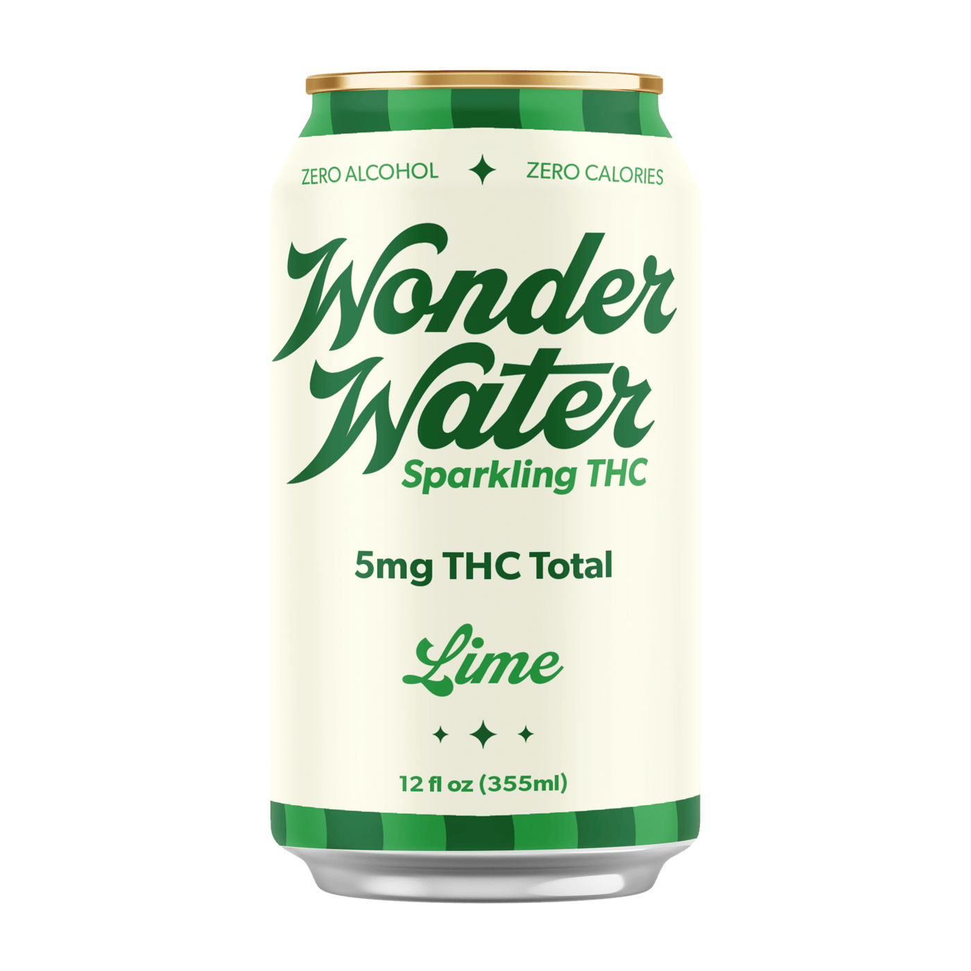 8th Wonder Wonder Water Lime 5mg THC sparkling seltzer 12 fl oz can
